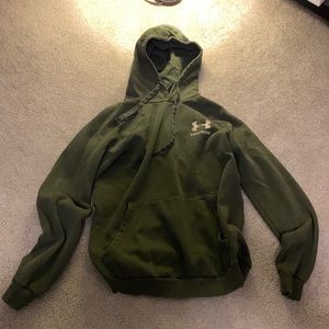 Mens Small Green Freedom Under Armor Hoodie